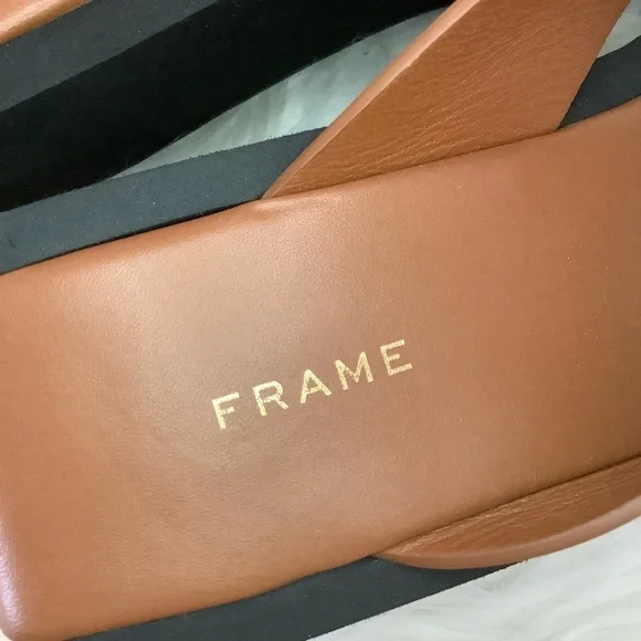 NWOB Frame Le Ocean Platform Sandal Sz-39 - Picture 6 of 8